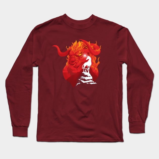 The Last Unicorn Long Sleeve T-Shirt by jpowersart